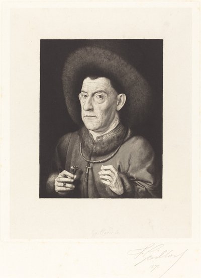 A rózsaszínű férfi alkotó: Ferdinand Gaillard after Jan van Eyck