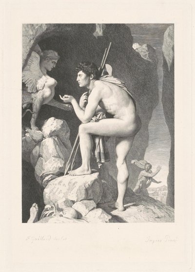 Oidipusz alkotó: Ferdinand Gaillard, after Jean Auguste Dominique Ingres