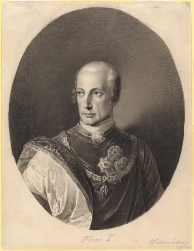 I. Ferenc (1768-1835, 1792-1806 között II. Ferenc német-római császár, 1804-től I. Ferenc osztrák császár) alkotó: Ferdinand Georg Waldmüller