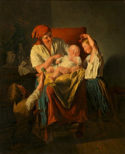 Anyai boldogság alkotó: Ferdinand Georg Waldmüller