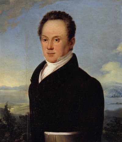 Janos von Szallopek portréja alkotó: Ferdinand Georg Waldmüller