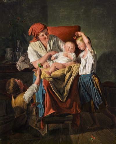 anyai boldogság alkotó: Ferdinand Georg Waldmuller