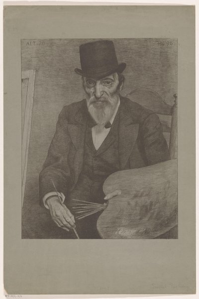 Hendrik Valkenburg portréja Híres kortársak életre keltve (eredeti sorozatcím) alkotó: Ferdinand Hart Nibbrig (signed by artist)