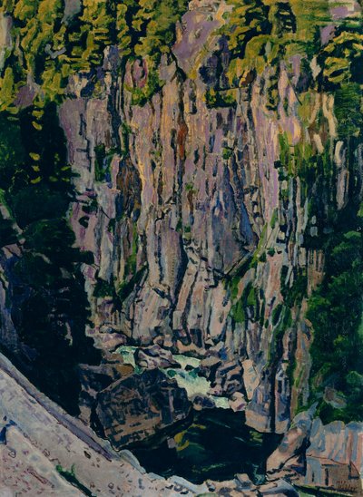 Aare Gorge alkotó: Ferdinand Hodler
