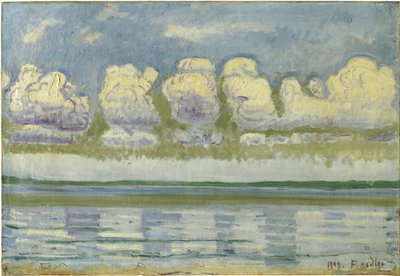 Genfi-tó a svájci Jurával, 1909 alkotó: Ferdinand Hodler