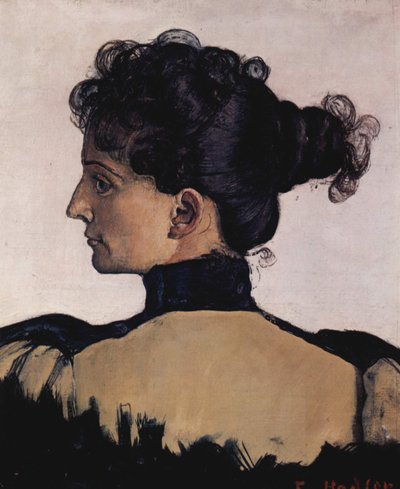 Berthe Jacques, a művész felesége portréja alkotó: Ferdinand Hodler