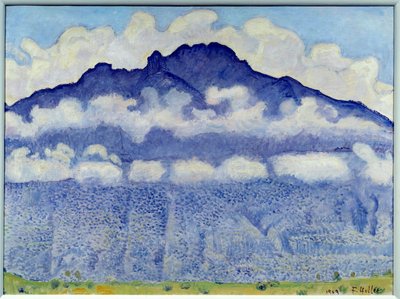 Schynige platte (hegyi táj az Oberlandban, a svájci Alpokban). Ferdinand Hodler festménye (1833-1918) Ec. Kövesse. alkotó: Ferdinand Hodler