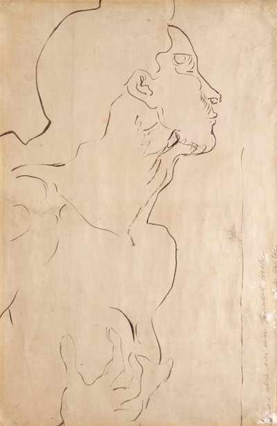 Tanulmány a „Feeling I”-hez, 1901 alkotó: Ferdinand Hodler
