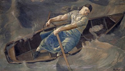 A merész nő, 1886 alkotó: Ferdinand Hodler