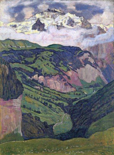 A Jungfrau Isenfluhból nézve, 1902. alkotó: Ferdinand Hodler