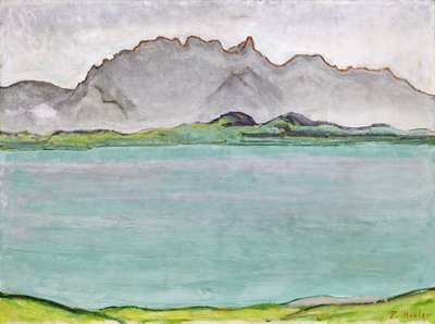 A Stockhorn-hegység és a Thun-tó, 1911 alkotó: Ferdinand Hodler