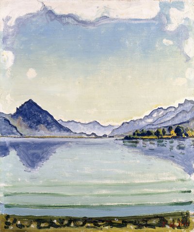 Thunersee Leissingenben, 1909 alkotó: Ferdinand Hodler
