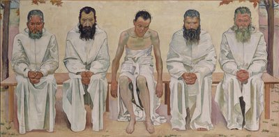 Belefáradva az életbe, 1892 után alkotó: Ferdinand Hodler