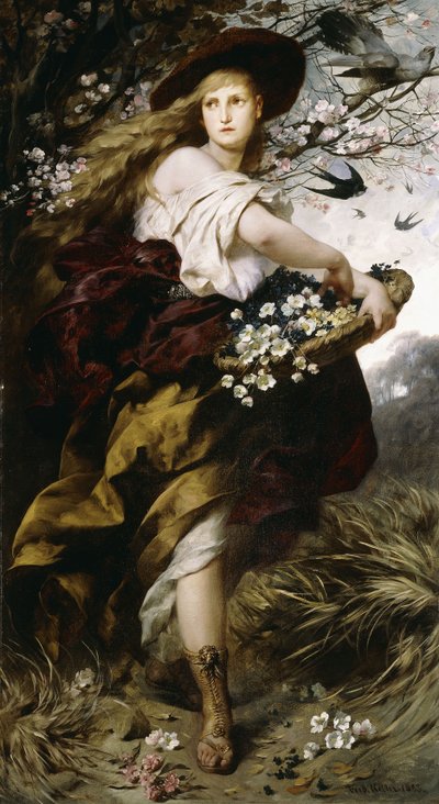 Flóra, 1883 alkotó: Ferdinand Keller