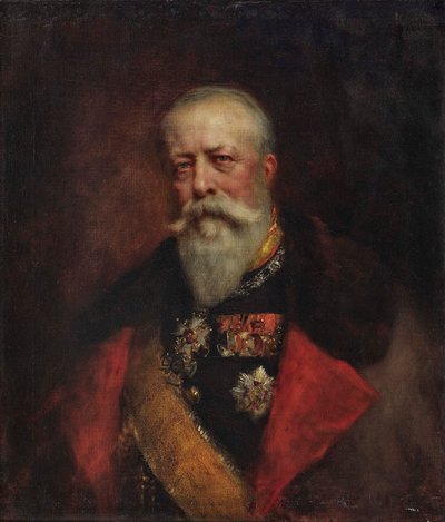 I. Frigyes badeni nagyherceg portréja 1826-1907. alkotó: Ferdinand Keller