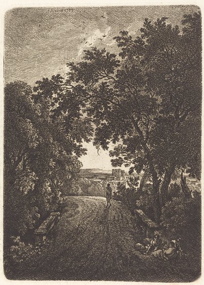 Egy esti séta alkotó: Ferdinand Kobell