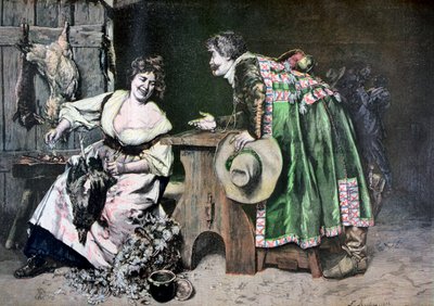 Galáns megjegyzések, 1893 alkotó: Ferdinand Roybet