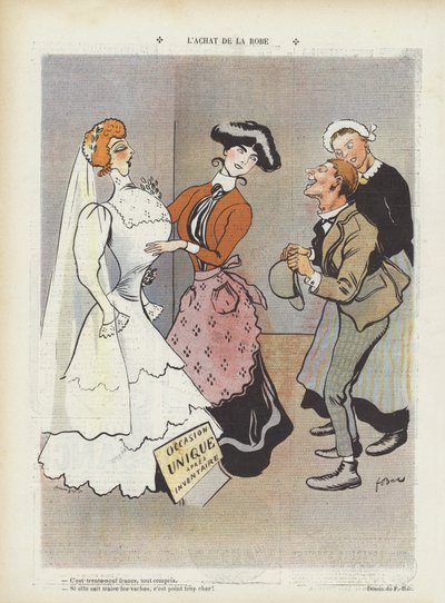 Illusztráció a Le Rire-hez (színes litó) alkotó: Ferdinand Sigismund Bac