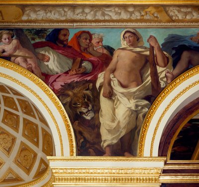 Az igazságosság allegóriája Eugene Delacroix (1798-1863) freskójának részlete, amely a Királyi Szalont díszíti. Nemzetgyűlés (Palais Bourbon) 1843 Párizs alkotó: Ferdinand Victor Eugene Delacroix