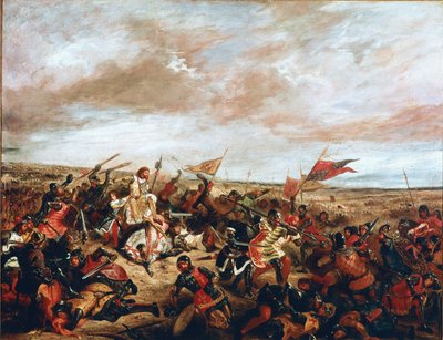 Poitiers-i csata szeptember 19-én alkotó: Ferdinand Victor Eugene Delacroix