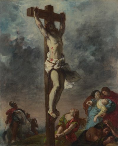 Krisztus a kereszten, 1853 alkotó: Ferdinand Victor Eugene Delacroix