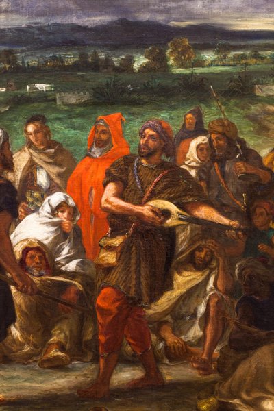 Arab komédiások vagy bohócok alkotó: Ferdinand Victor Eugene Delacroix