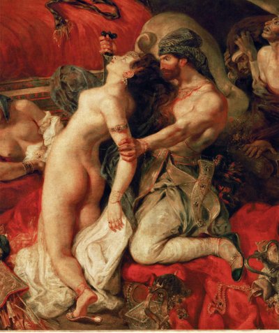 Sardanapal halála ... alkotó: Ferdinand Victor Eugene Delacroix