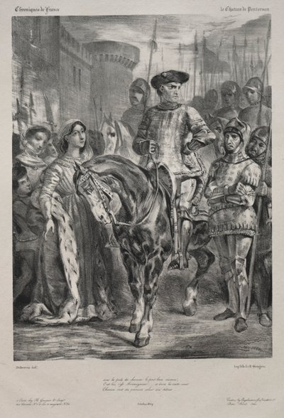 Duguesclin, 1829. alkotó: Ferdinand Victor Eugene Delacroix