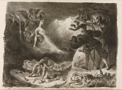 Illusztráció Goethes Fausthoz, 1828 alkotó: Ferdinand Victor Eugene Delacroix