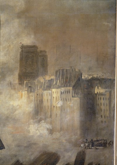 1830. július 28.; A szabadság vezeti az embereket ... alkotó: Ferdinand Victor Eugene Delacroix