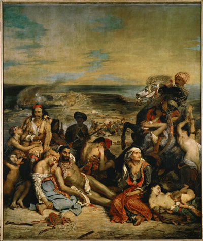Le Massacre de Scio - A chiosi mészárlás ... alkotó: Ferdinand Victor Eugene Delacroix