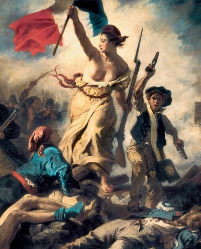 Liberty Leading the People, 1830. július 28., 1830-31 körül (részlet) (olaj, vászon) alkotó: Ferdinand Victor Eugene Delacroix