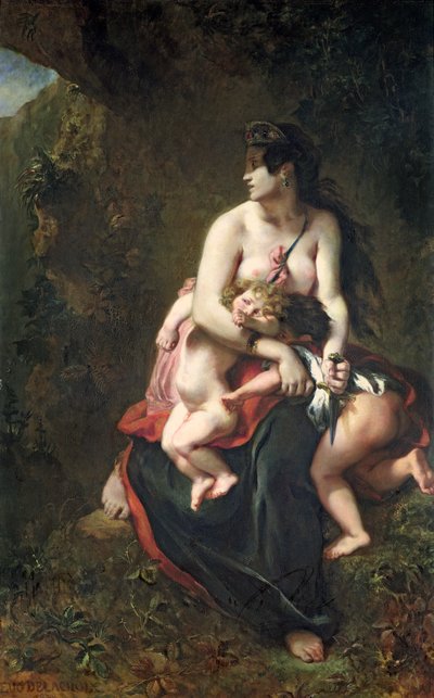 Médeia, 1838 alkotó: Ferdinand Victor Eugene Delacroix
