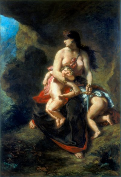 Médea, 1862 alkotó: Ferdinand Victor Eugene Delacroix