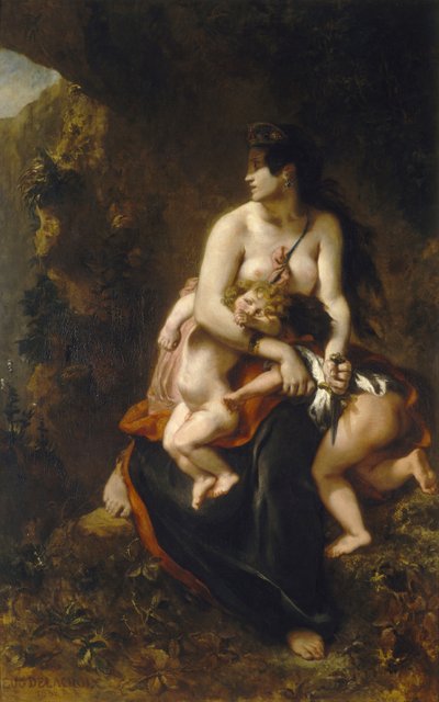 Medea Furious Medea alkotó: Ferdinand Victor Eugene Delacroix