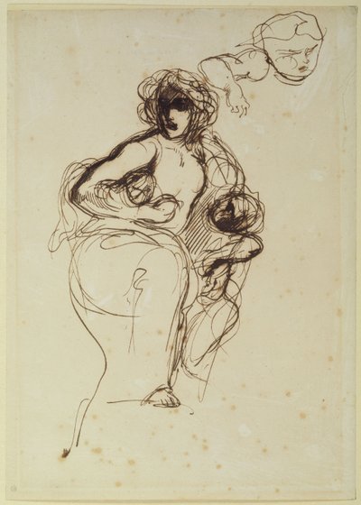 Médea, 1838 előtt alkotó: Ferdinand Victor Eugene Delacroix