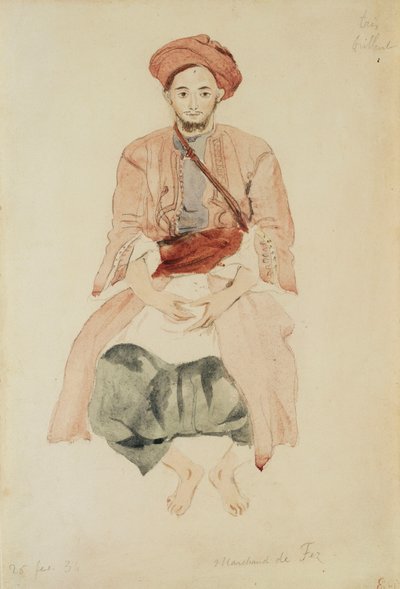 Fezi kereskedő, 1832 körül alkotó: Ferdinand Victor Eugene Delacroix