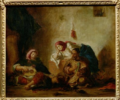 Musiciens juifs de Mogador - Mogadori zsidó zenészek ... alkotó: Ferdinand Victor Eugene Delacroix