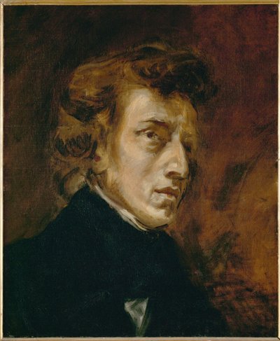Frederic Chopin portréja ... alkotó: Ferdinand Victor Eugene Delacroix