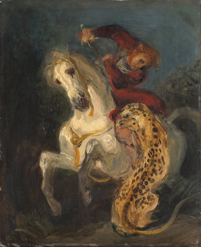 Lovast támadott meg egy Jaguár alkotó: Ferdinand Victor Eugene Delacroix