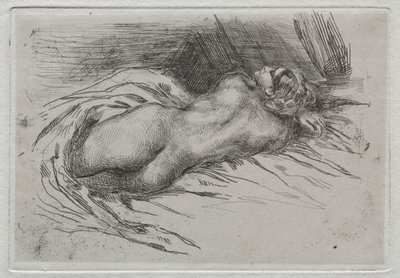 Tanulmány egy nőről hátulról, 1833. alkotó: Ferdinand Victor Eugene Delacroix