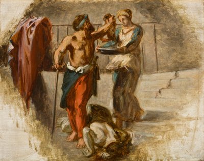 Keresztelő Szent János lefejezése, 1838 körül alkotó: Ferdinand Victor Eugene Delacroix