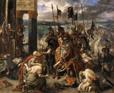 A keresztesek bevonulása Konstantinápolyba alkotó: Ferdinand Victor Eugene Delacroix