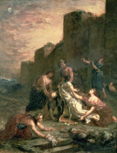 Szent István vértanúsága, 1860 alkotó: Ferdinand Victor Eugene Delacroix
