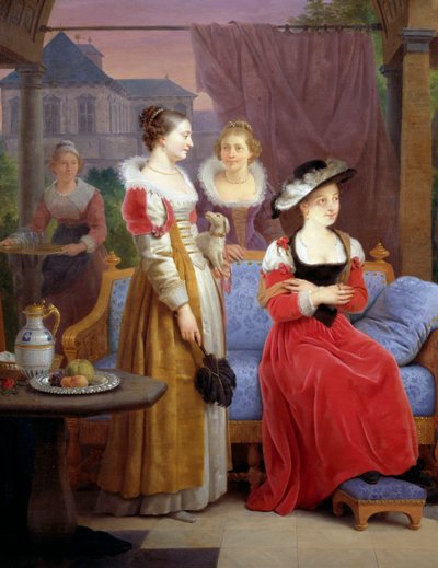 Rubens, miközben szalmakalapot fest a műtermében alkotó: Ferdinand de Braekeleer