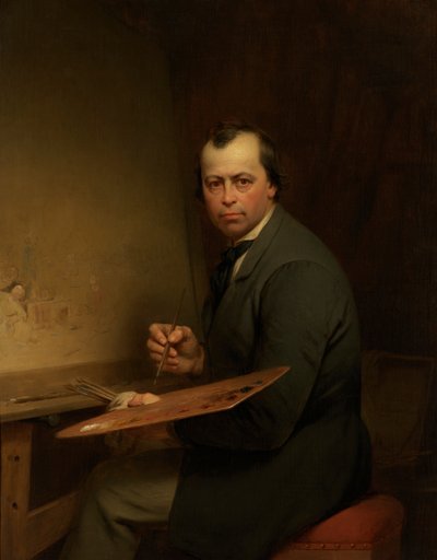 Önarckép alkotó: Ferdinand de Braekeleer