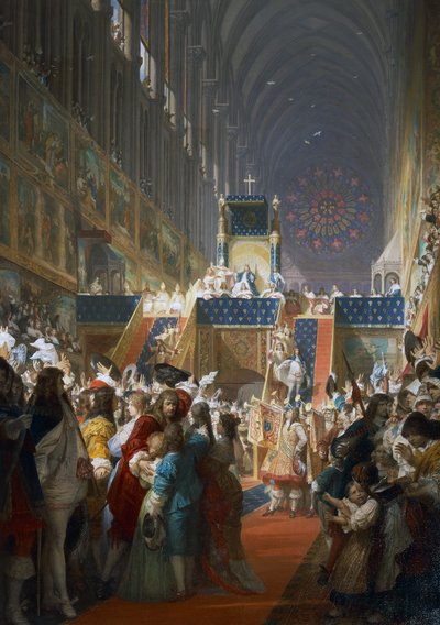 XIV. Lajos francia fogadta a társadalmi osztályok képviselőit Párizsban alkotó: Ferdinand the Elder Piloty