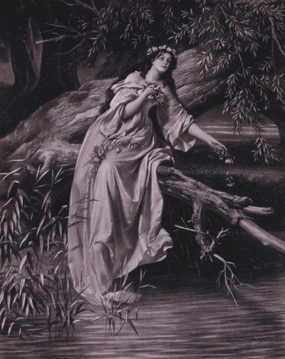 Jelenet Shakespeare Hamletjéből (IV. felvonás, 7. jelenet) (litó) alkotó: Ferdinand the Elder Piloty