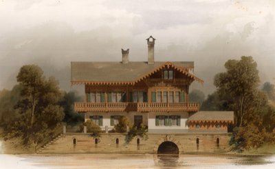 Német: Schweizerhaus 1 am Park Klein-Glienicke alkotó: Ferdinand von Arnim