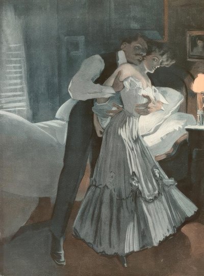 Hadd takarjam le gyorsan a kalitkát, Hansi figyel. alkotó: Ferdinand von Reznicek